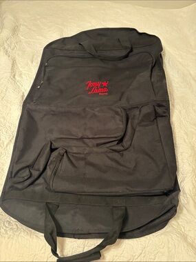 Tony Lama Black Boot Travel Storage Bag with Red Logo